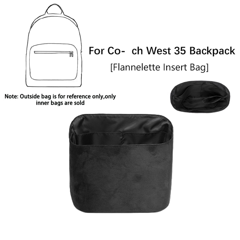 Backpack Insert Organizer - EverToner Flannelette Insert Bag Organizer For