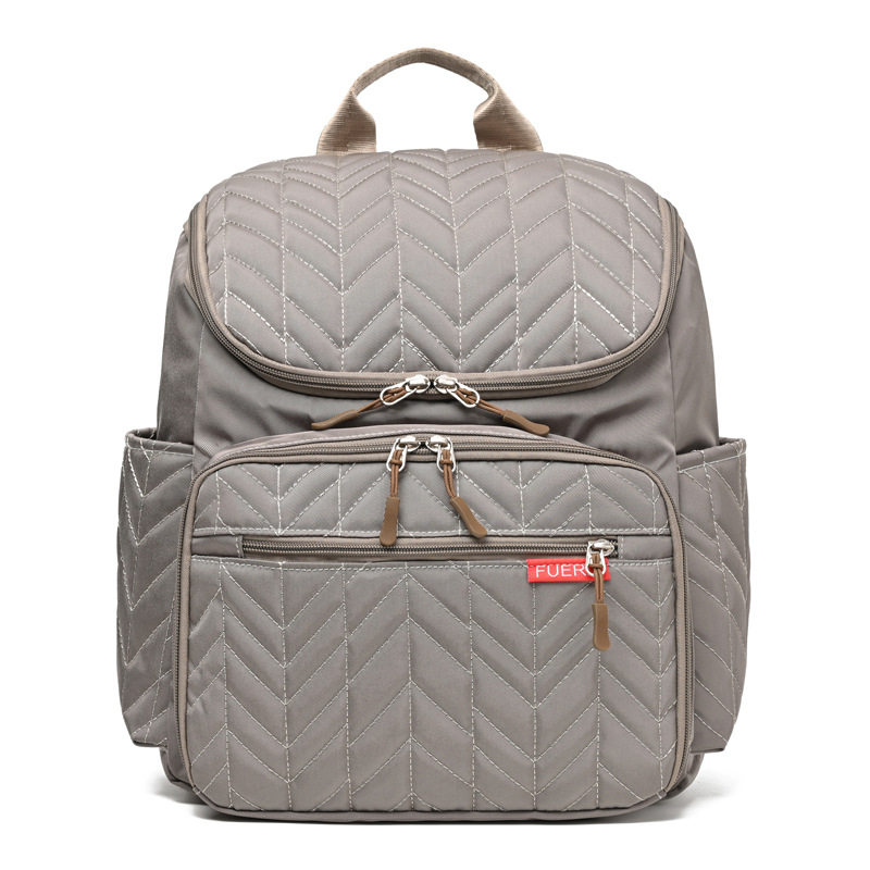 Backpack Diaper Bag - Borsa per mamma e bambino ricamata