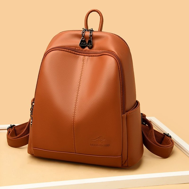Leather Backpack Vintage - Nuovi Zaini da Viaggio in Morbida