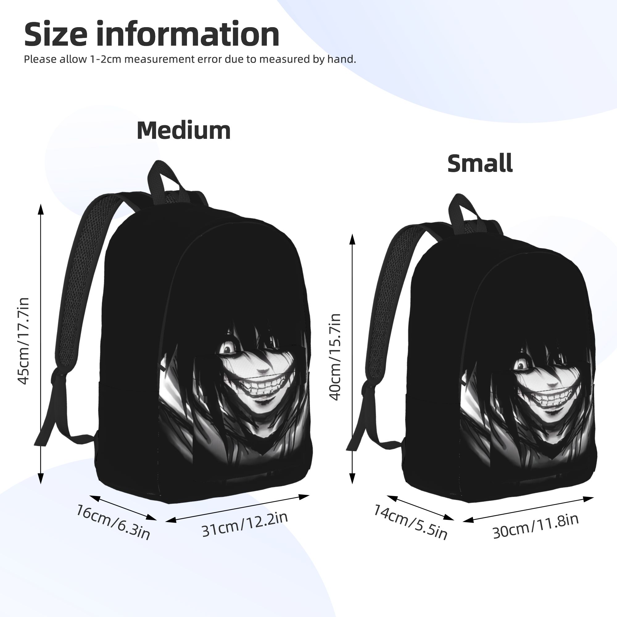 Zaino Jeff The Killer Creepypa - School Backpack Teen recensione e prezzo