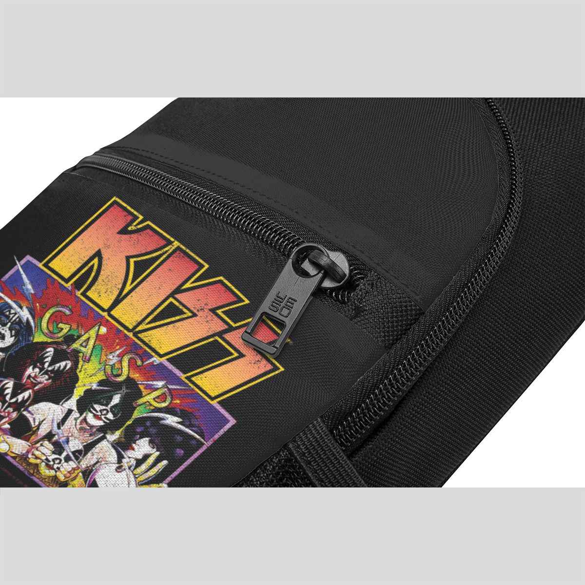 Rock Roll Band Kiss Cat Chest  - Sling Backpack Shoulder recensione e prezzo