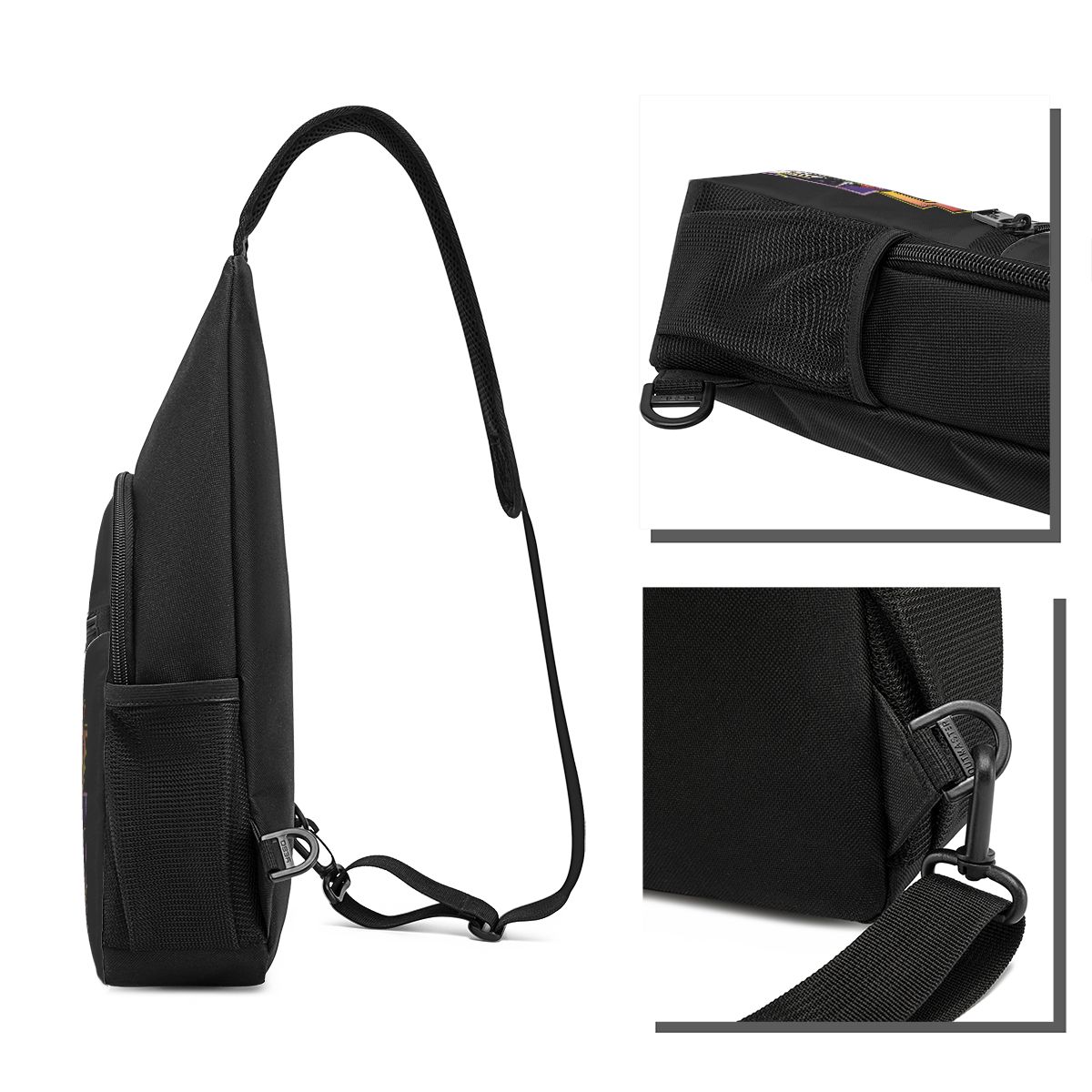 Rock Roll Band Kiss Cat Chest  - Sling Backpack Shoulder recensione e prezzo